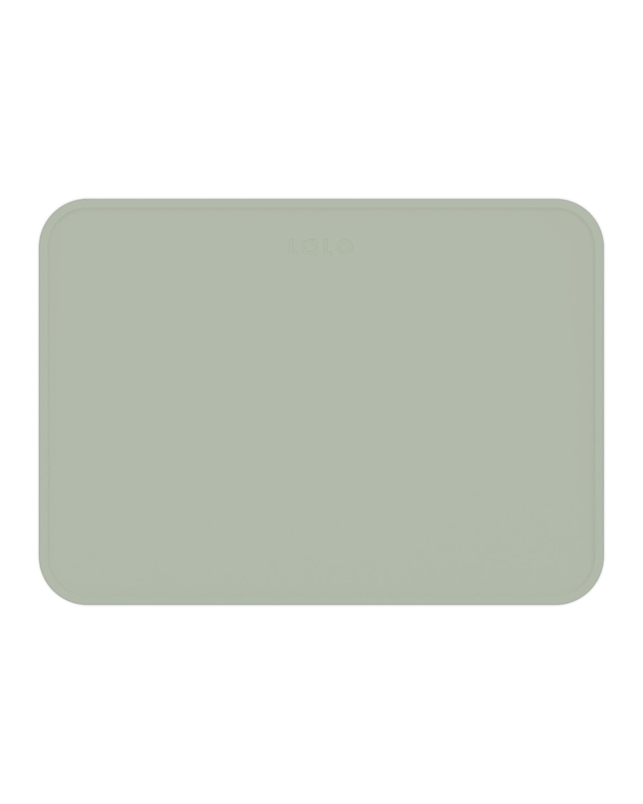 Silicone Placemat for Toddlers & Babies - Non-Slip Kids Placemat for Restaurants & Dining Tables - Non-Toxic & BPA Free Safe - for Ages of 4 Months and Up - Sage