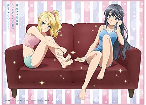 AoButa Rascal Dream Bunny Girl Senpai Mai & Nodoka Card Game Character Play Mat Collection Vol.305 Anime Girls Art