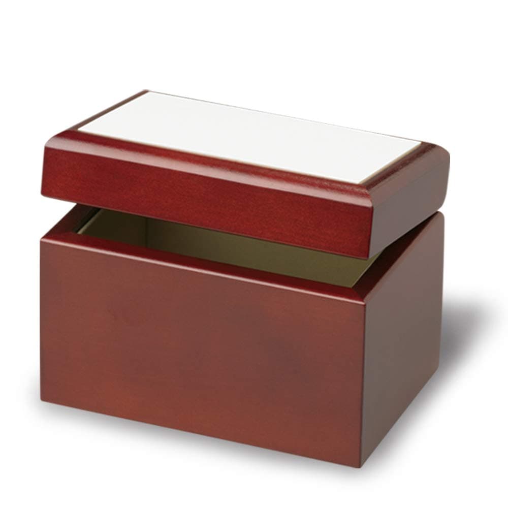 Sublimation NationDark Wood Recipe Box w/ 5 1/8’’ x 3 1/8’’ Tile for Sublimation