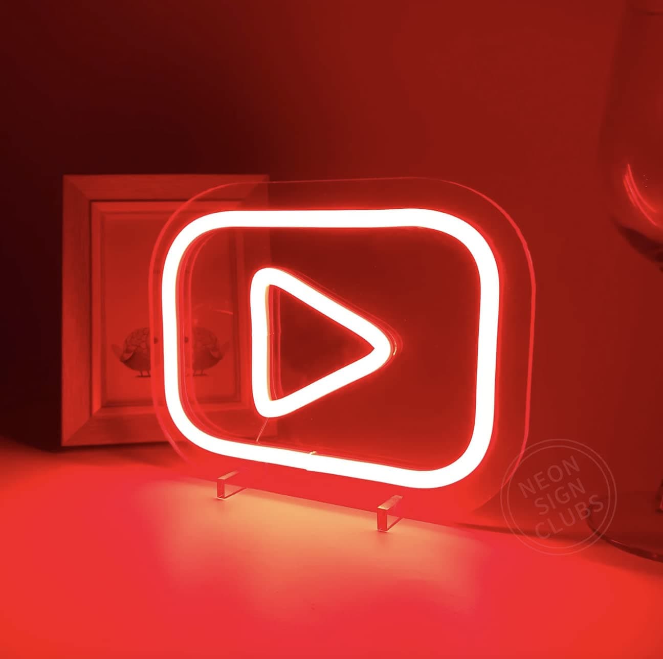 YouTube Neon Sign