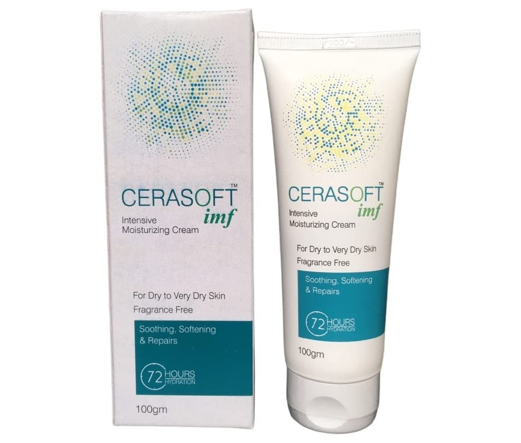 BARBA Cerasoft IMF Intensive Moisturising For Dry to Very Dry Skin Fragrance Free Cream 100gm-