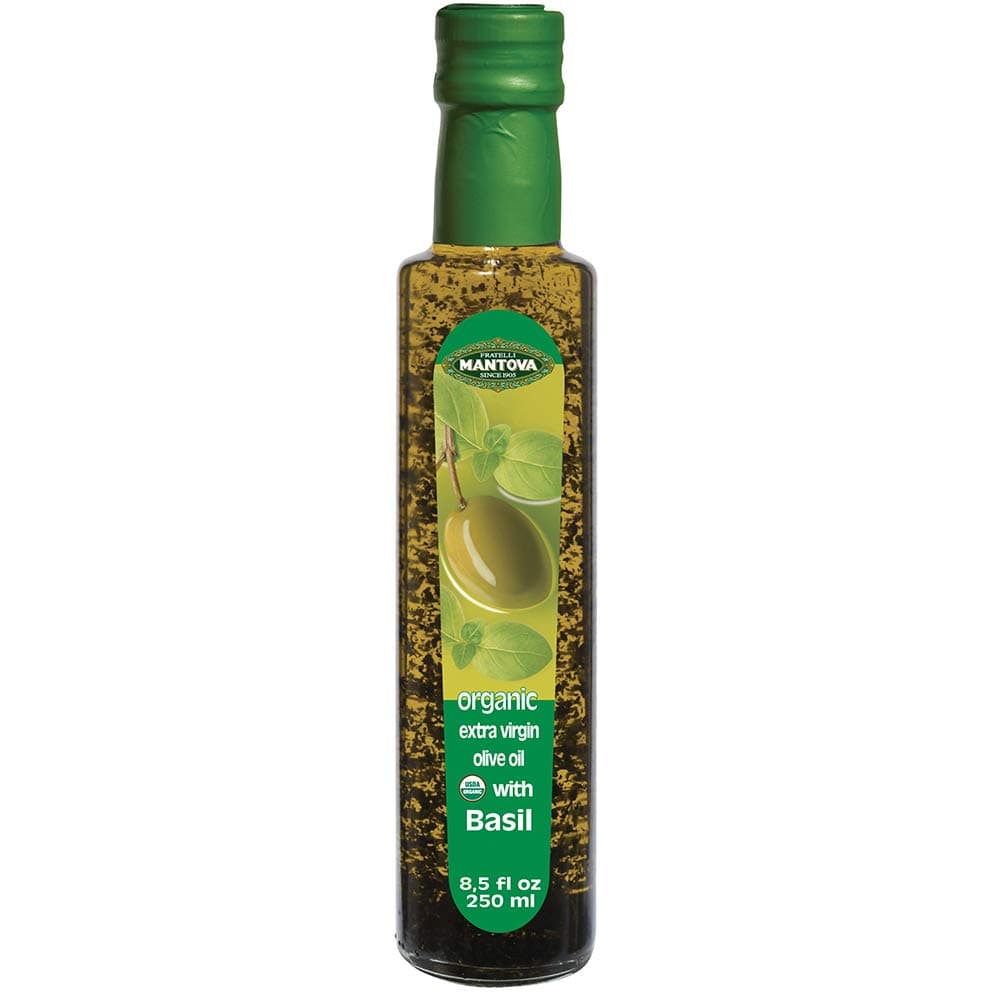 Basil Organic Extra Virgin Olive Oil, 8.5-Ounce Bottles (Pack of 3)