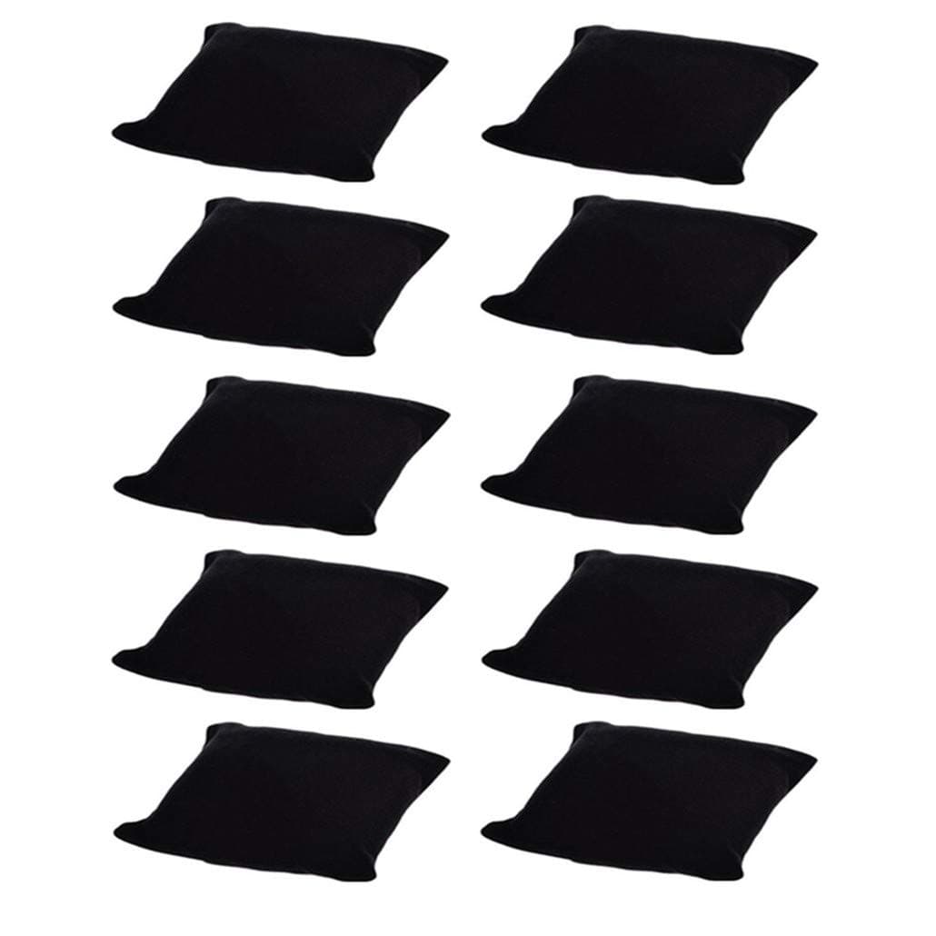Colorsheng 10-Pieces Velvet Small Bracelet/Watch Pillow Jewelry Displays (Black)