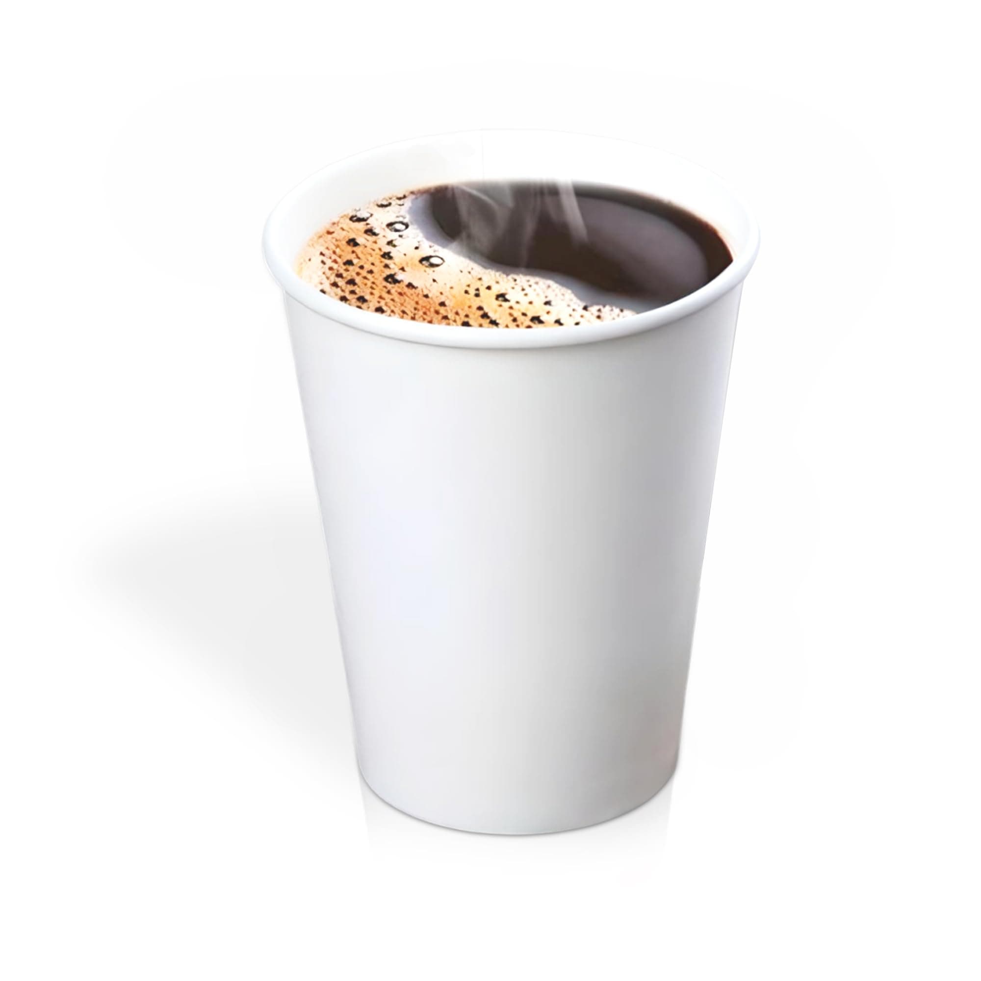 We Can Source It Ltd – Single Wall White Paper Cups 7oz – Recyclable Disposable Cups for Hot and Cold Drinks – Strong Paper Catering Cups for Home Office Cafes Events - Pack of 1000
