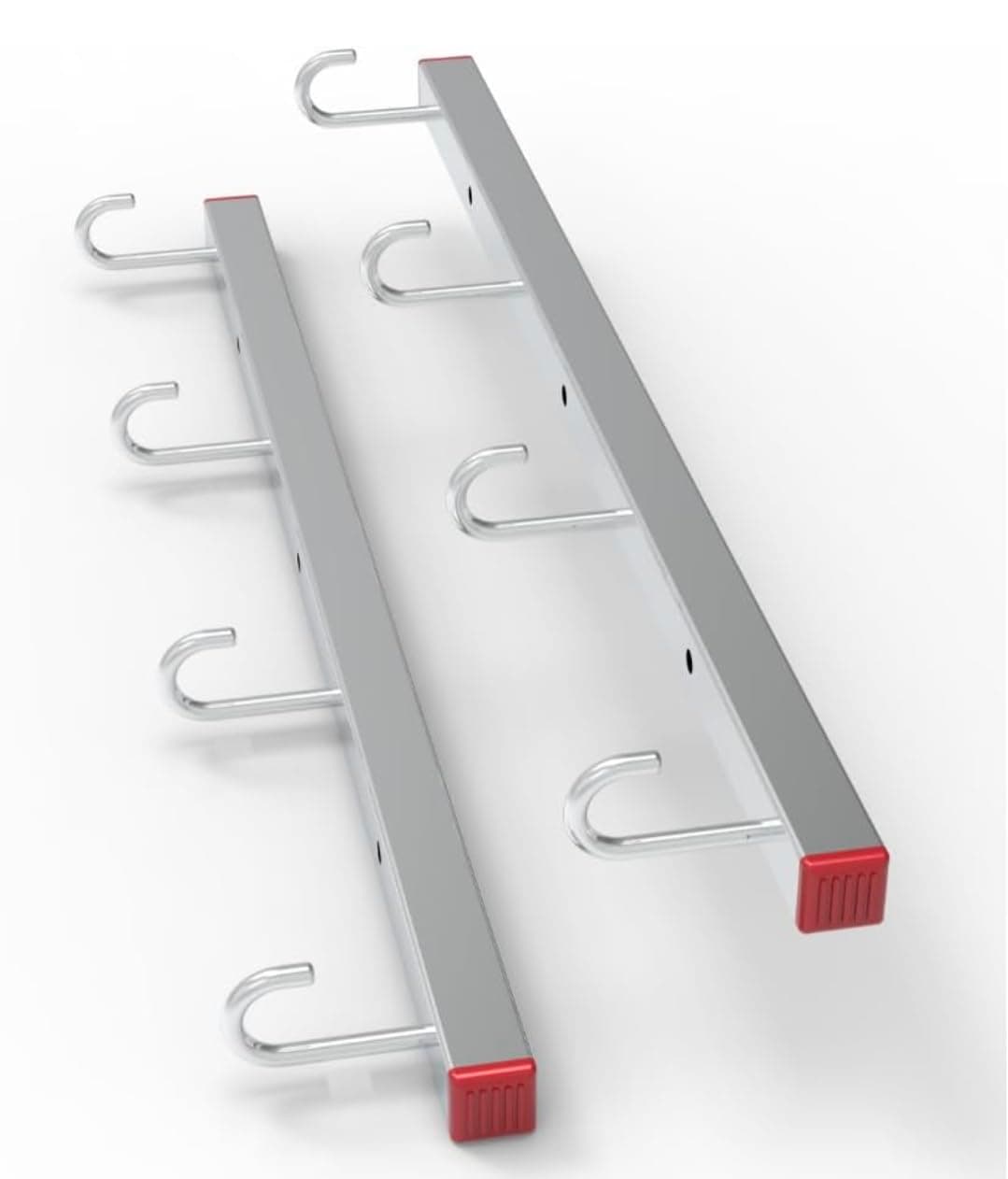 Wall mounted wall hooks for rope, cloth drying stand, Powder coated rust free metal brackets for clothesline