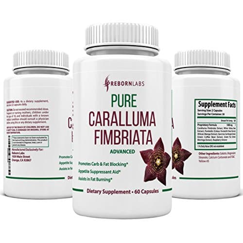 Caralluma Fimbriata for Weight Loss & Appetite Suppression with Carb Blocker Complex ● Lose Weight Faster ● 30-Day Supply