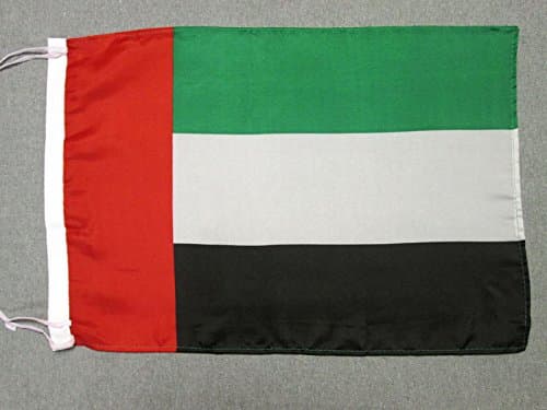 AZ FLAG United Arab Emirates Flag 18'' x 12'' - Emirati flags 30 x 45cm - Banner 18x12 in light polyester