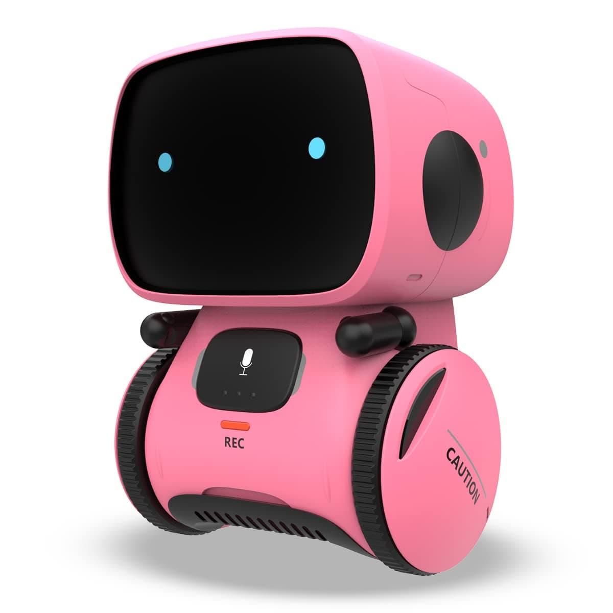 Remoking Smart Robot For Kids, Educational Interactive Toy, Gift Boys And Girls, Touch Control, Voice Recording, Repeat, Dance, Music (Pink)