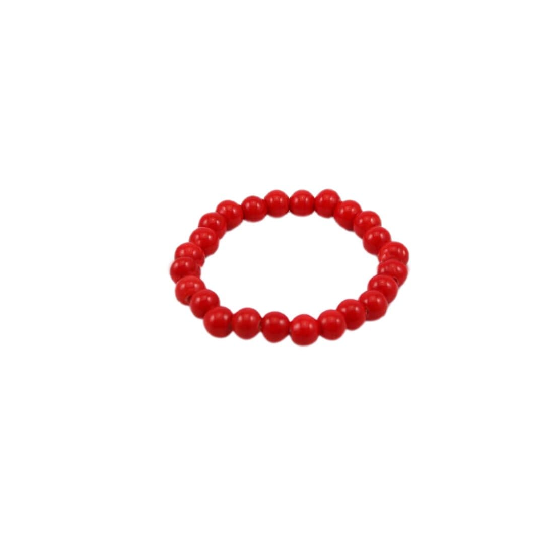 Easting Chinese Ceramics Retro Bracelets for Women Red Ceramic Beads Bangle Bracelet Jewelry