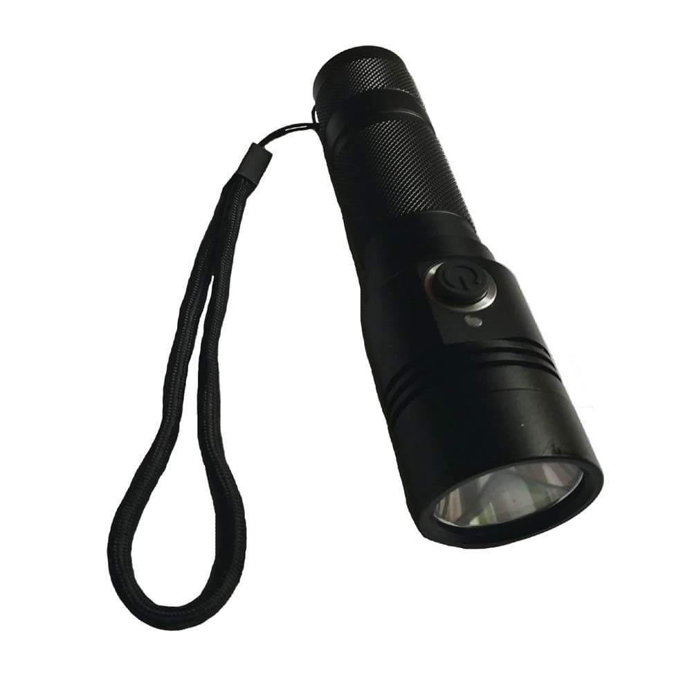 Aircraft Grade Aluminum Housing Handheld Super Bright T6 LED Flashlight USB Rechargeable USB Charging Flashlight Linternas/Lampe Torche/Power Bank Up to 200 Meters Range