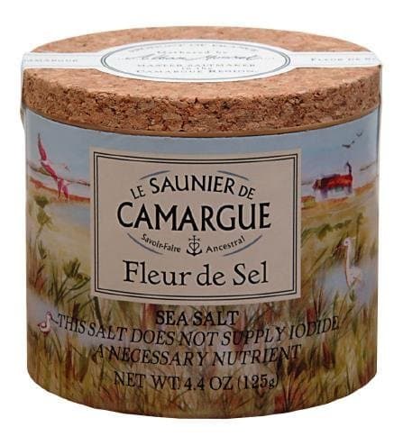 Fleur de Sel de Camargue French sea salt 125 g 4.4 oz, Six by Le Saunier de Camargue