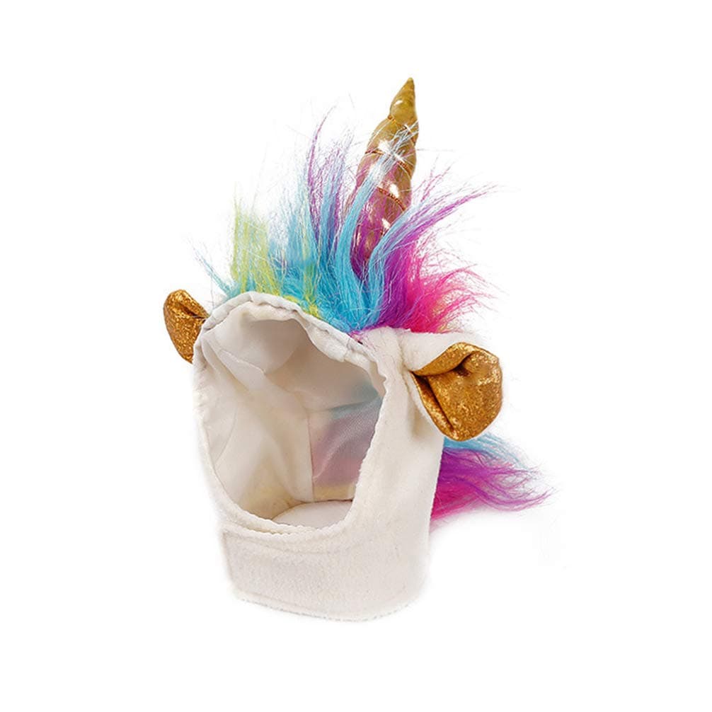 Balacoo 22-30cm Dog Cat Unicorn Hat Halloween Pet Unicorn Costume Neck Warmer