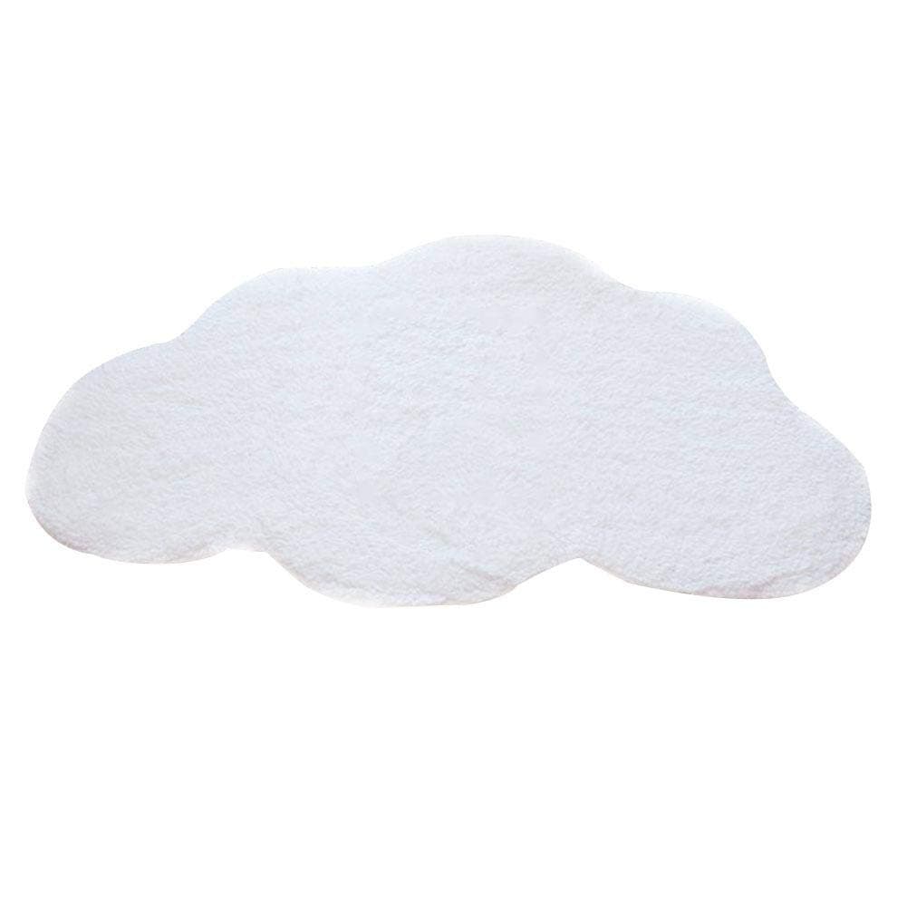 Haodene Baby Nursery Rugs Creeping Crawling Mat - 95 Cotton - Cloud Shaped Anti-slip Game Mat Sleeping Rugs for bedrooms - 100cm65cm