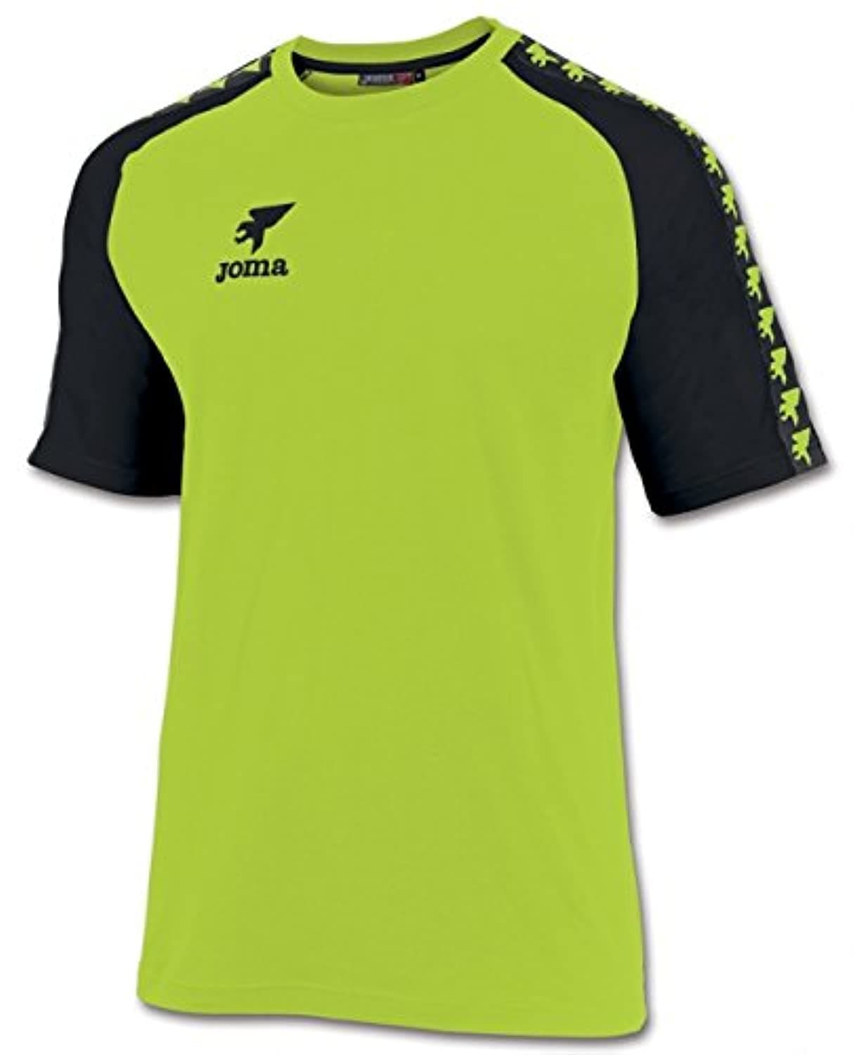 Joma1208.98.002 Orien T-Shirt for Men, Large, Lime/Black