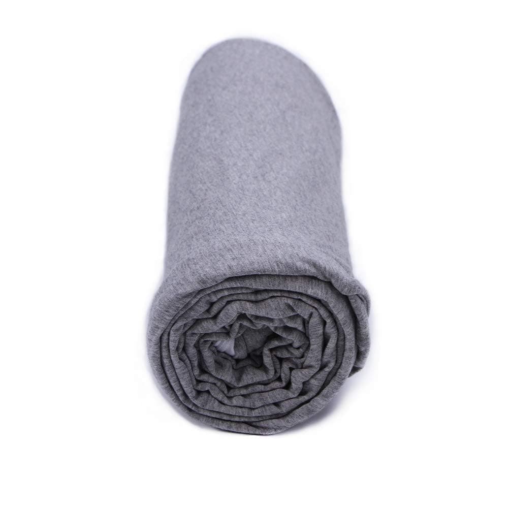 Pregnancy Body Pillow Jersey Cover,C Shaped Full Body Pillow Cover for Pregnant Women (Grey Jersey)