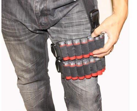 dgfweg new 24RD Tactical 12G 20G Thigh Shotgun Shell holder IN BLACK