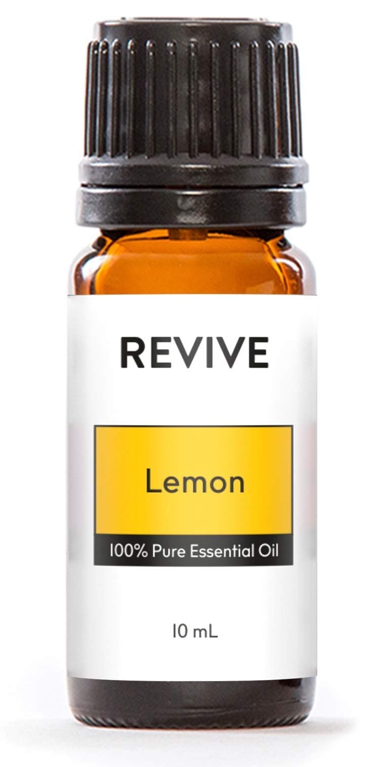 Lemon Essential Oil by Revive Essential Oils - REVIVEEO - 100% Pure Therapeutic Grade, for Diffuser, Humidifier, Massage, Aromatherapy, Skin & Hair Care