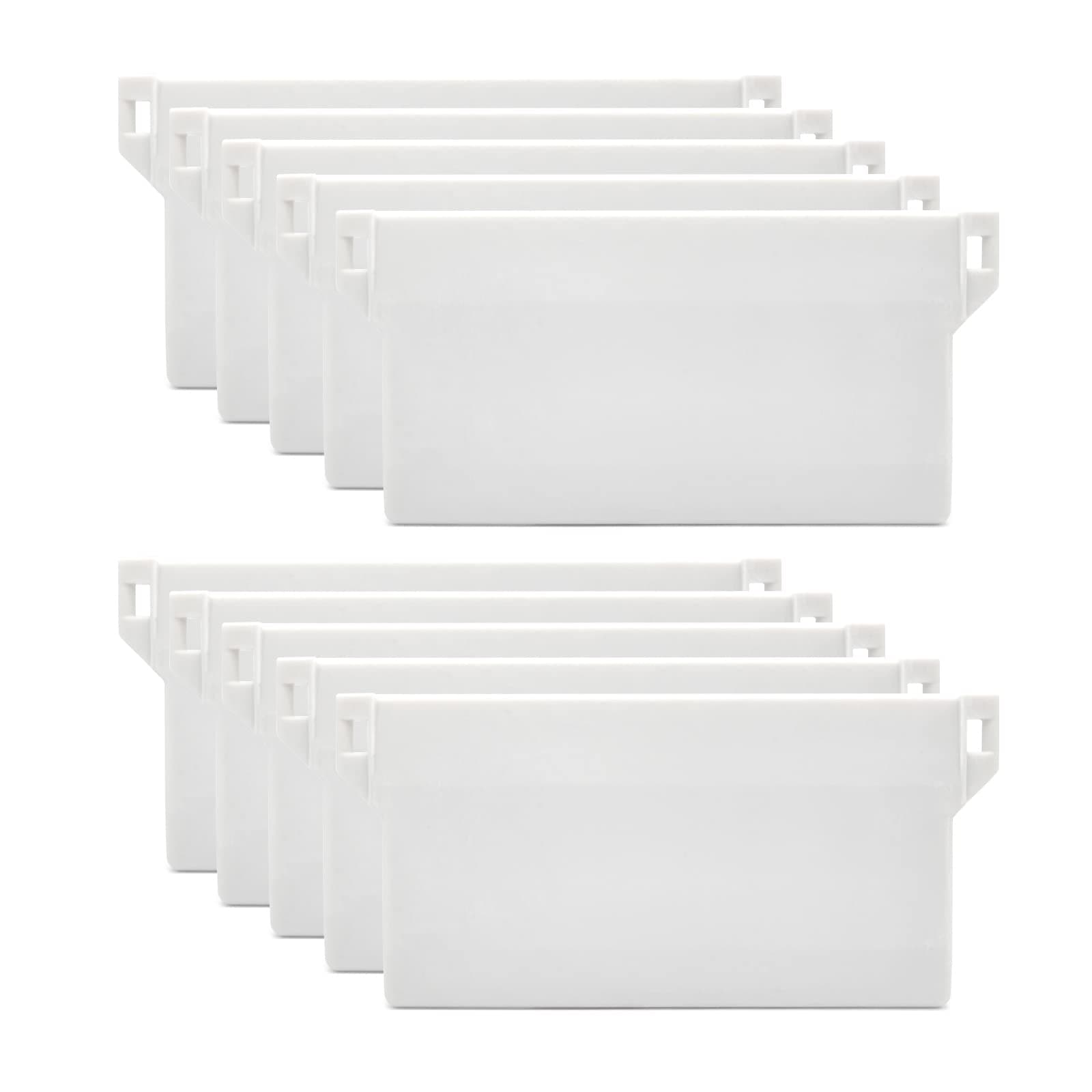 10 Pcs Vertical Blind Weights Replacement Vertical Blind Replacement Bottom Slats Spares 89 mm/ 3.5 Inches and Home Office Vertical Blinds Accessories, White