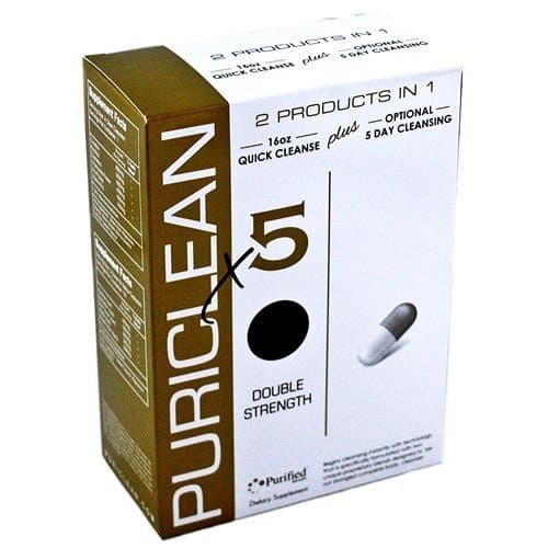 Puriclean X5 2 Products in 1 16 Oz Quick Cleanse Detox by Puri-Clean