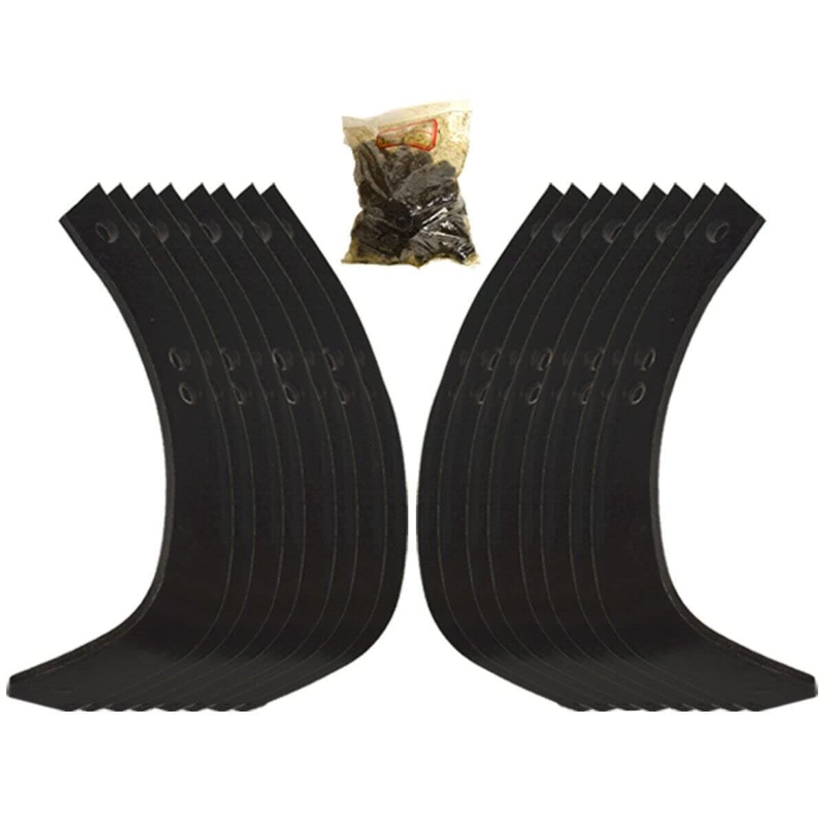 16Pc Tines Set for Troy-Bilt Horse PonyTiller 1901118 1270-1A 1270-2A 10802