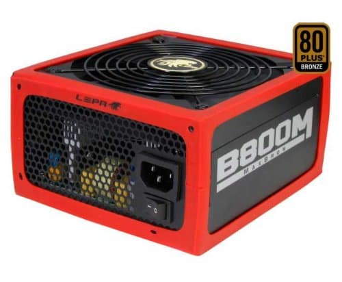 LEPA B Series B800-MB 800W 80 PLUS Bronze ATX Power Supply