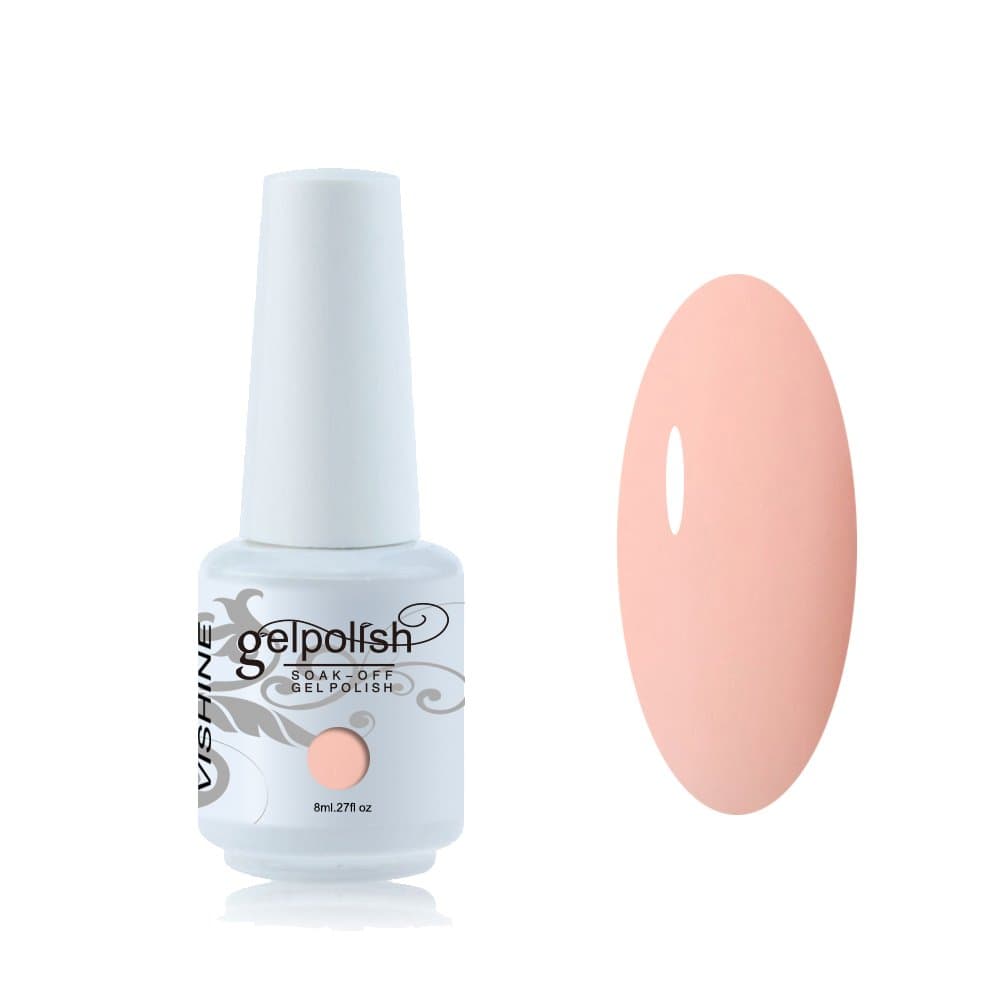 Vishine 8ml Gelpolish Soak-off Nail Art UV LED Nail Polish Salon Manicure Bisque #510