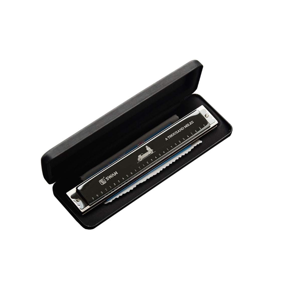 KMDSM Harmonica, Advanced Adult Professional Harmonica, Male And Female 24-hole Polyphonic Accented Harmonica, Beginner Advanced Musical Instruments, Children's Student Musical Instrument Harmonica. S