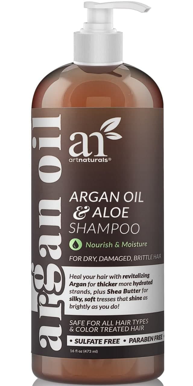 Art Naturals Argan Oil & Aloe Shampoo, 16 fl oz (473 ml)