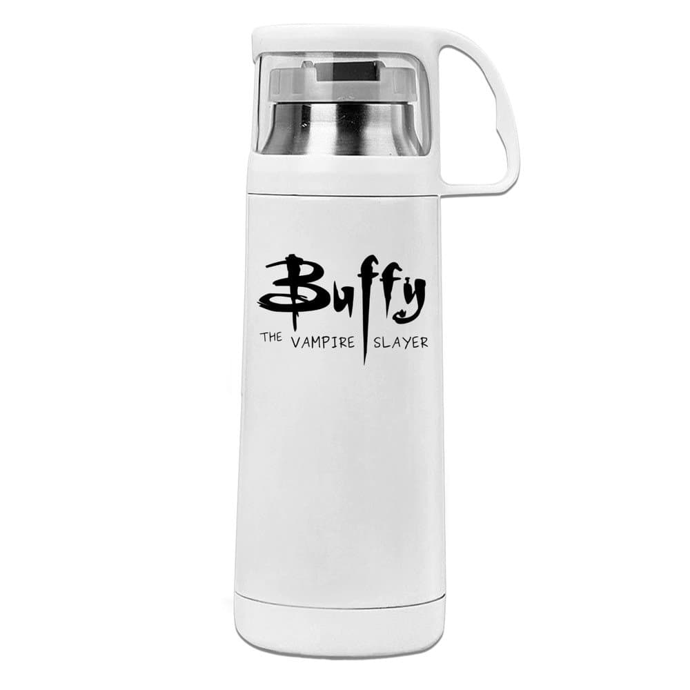 MeiXue Buffy The Vampire Slayer Logo Vacuum Cup Water Bottle White