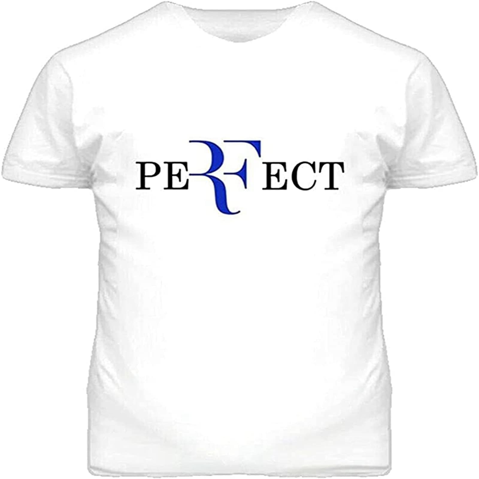 JINGYANRoger Federer Logo Perfect Tennis Player T Shirt_2305 Small