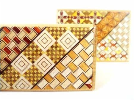 Japanese Yosegi Puzzle Box 4 Sun 12 Moves by Japanese Puzzle Boxes