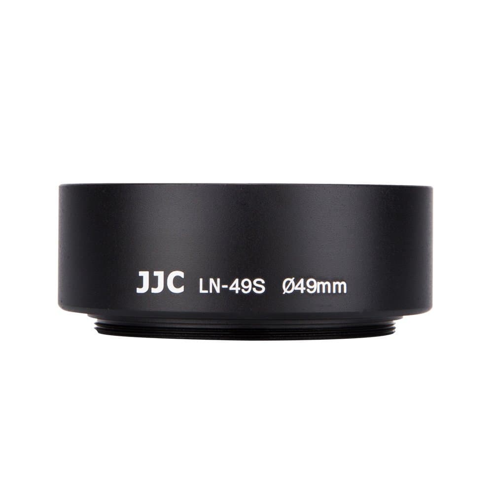 eFonto/JJC LN-49S Metal Screw-in Lens Hood for CANON EF 50mm f1.8 STM /SONY E 35mm f1.8 OSS/ SONY E 50mm f1.8 OSS Lens (49mm diameter)