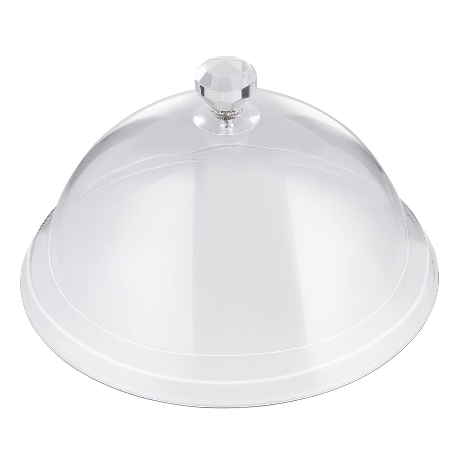 BESTonZON Cake Dome Cover, 8.5inch Acrylic Dome Cover for Food, Acrylic Cake Stand Cover Clear Cake Dome Cover Round Cake Cloche Dome, Cake Plate Display Serving Platter Cake Cover