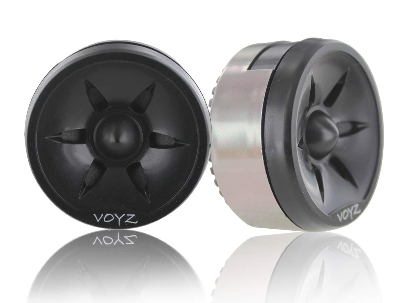 VOYZ High Performance Tweeters 1.6" 300 Watts Max Power Output - 4-8 ohm for Car Audio Super High Frequency Silk/Polymer Composite Dome Tweeter Kit (1 Pair)
