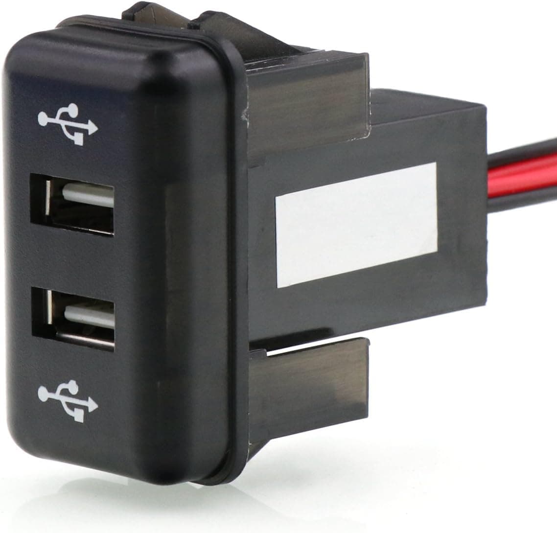 Dual USB Car Charger 5V 2.1A/2.1A Dual USB Power Socket for Smart Phone Ipad iPhone Use for Volvo FH FH12 (12V/24V)