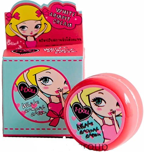 I-Doll White Armpit Cream Underarms Bikini Whitening Lightening Pink Nipples 10g by Shinete