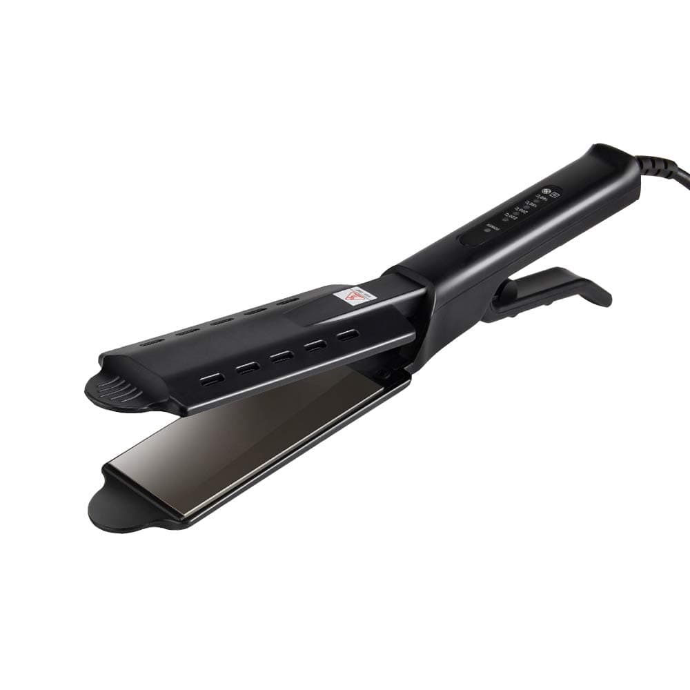 Hair Iron, Ceramic Tourmaline Ionic Flat Iron Hair Straightener, Dual use Dry and Wet for Hair Care Adjustable Temperature, for All Hair Types