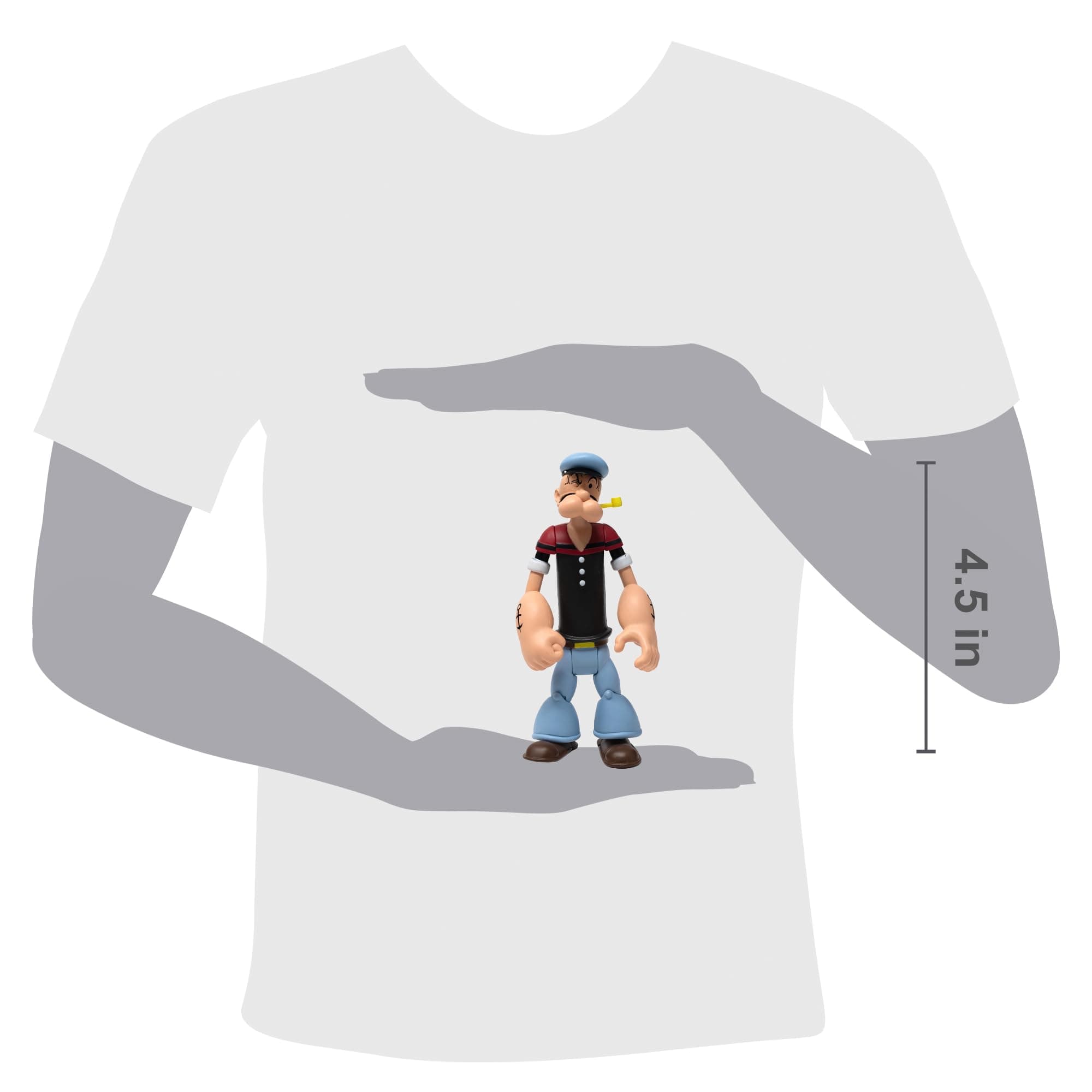 Boss Fight Studio Popeye The Sailor Meets Sindbad The Sailor: Popeye Power Stars Action Figure