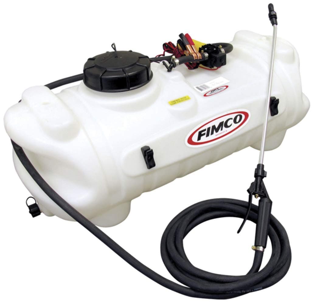 Fimco 5275086 High Flo 12 Volt Diaphragm Sprayer Pump 35 PSI Max 1.0 GPM 4 Amps Demand Switch Roundup Ready No Flammable Or Combustible Fluids with Internal Fan Cools Pump Up To 50% During Operations