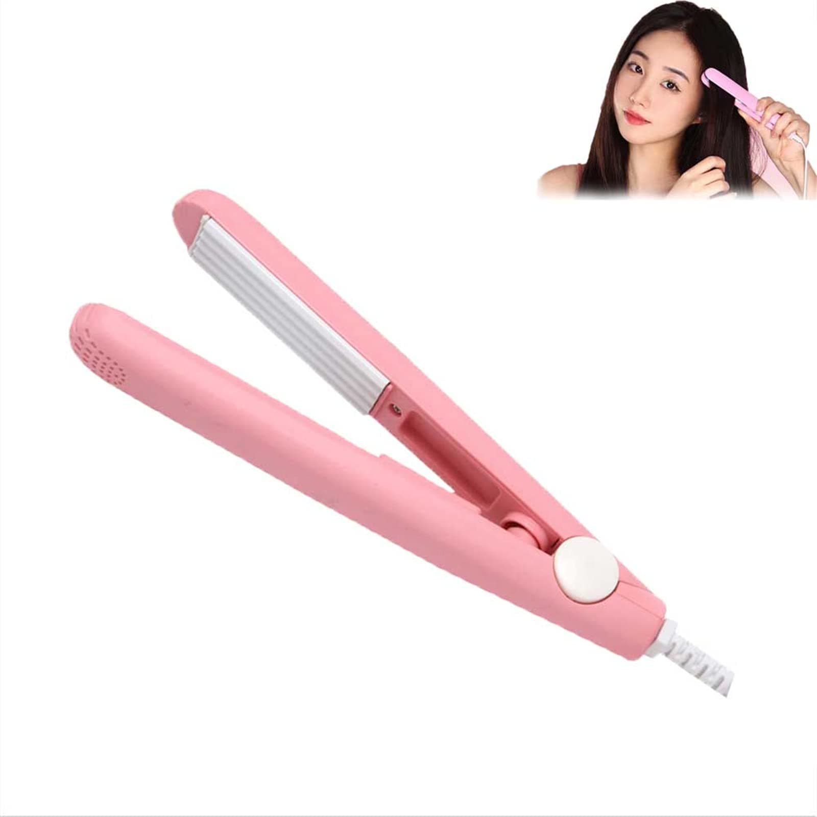 Wellpob Mini Hair Curler, Oteya Mini Hair Curler, Wellpob Ceramic Mini Hair Curler, Mini Portable, Simple and Stylish, Suitable for Straight and Curly Hair, Multi-Color Optional