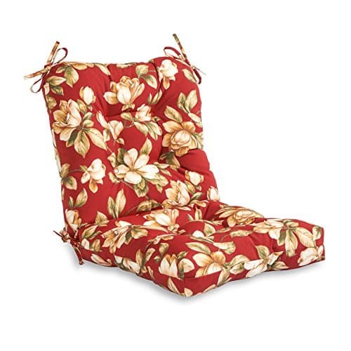 Greendale Home Fashions Outdoor Seat/Back Chair Cushion, Roma Floral