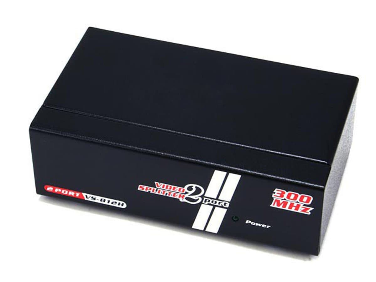 MonopriceInc. 2-Way Svga Vga Splitter Amplifier Multiplier 300Mhz