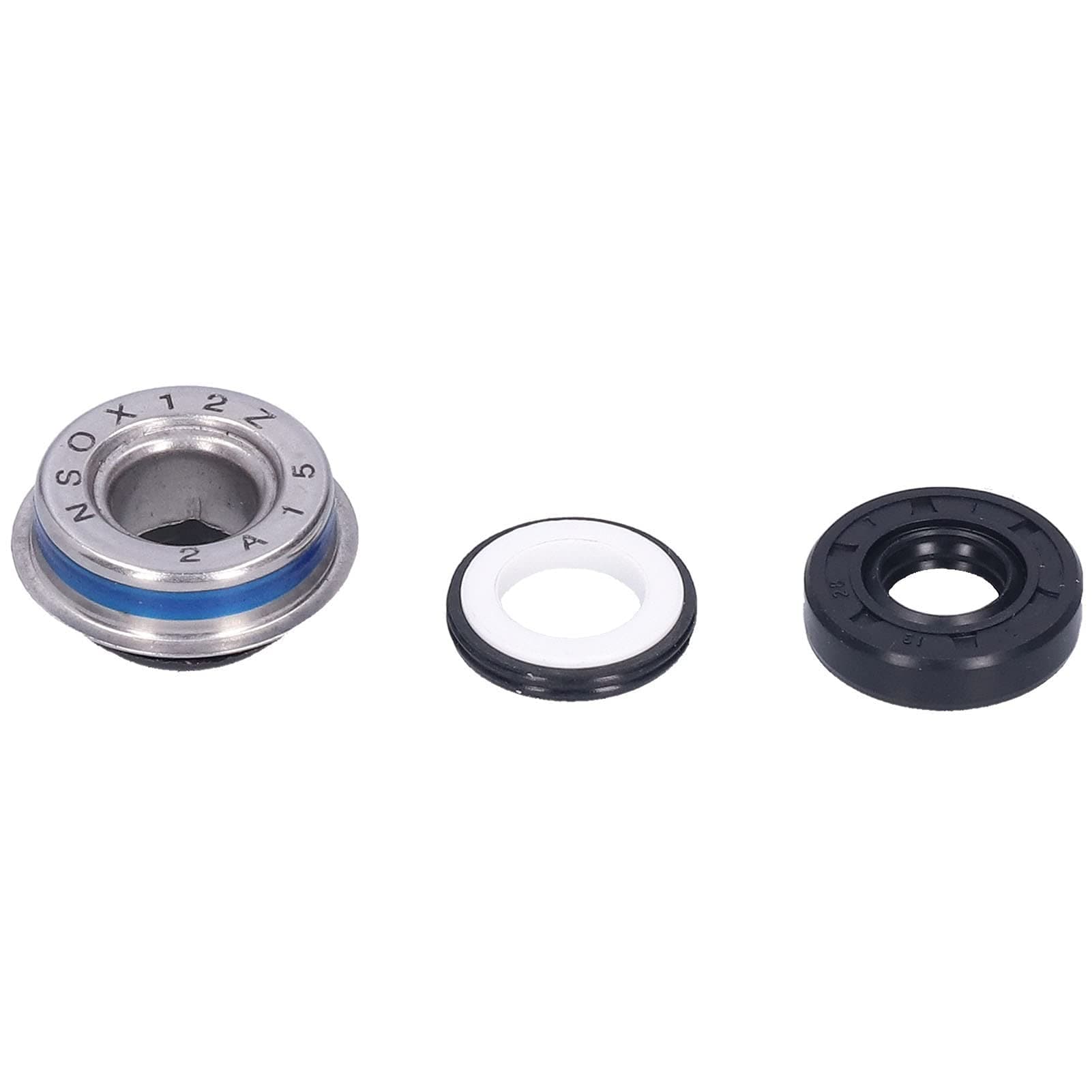 Water Pump Seal Kit, Metal 19217-PH9-013 Rubber 3PCS Durable Flexible for Cars Replacement for NSR125 FN 1992-1993