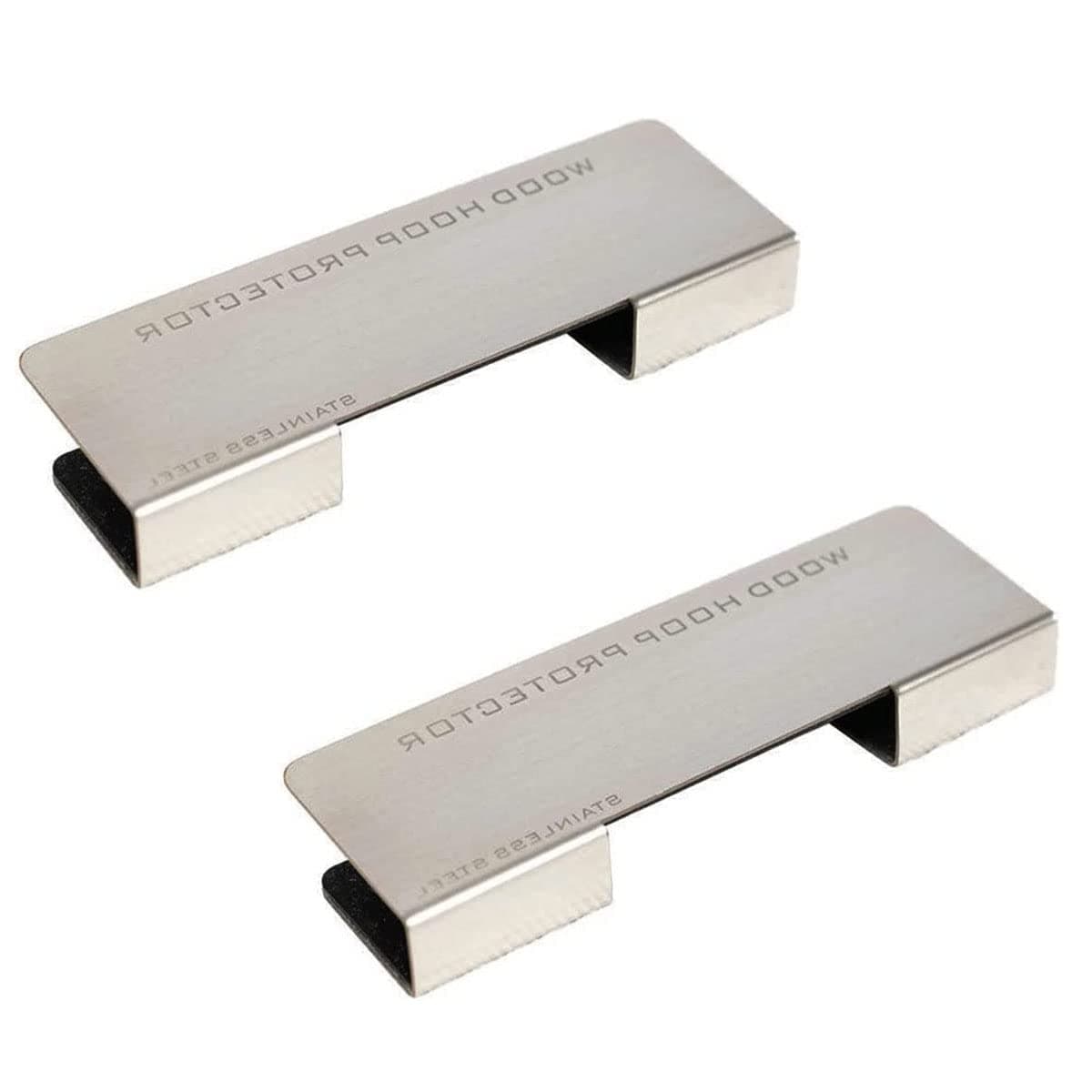 TUOREN 2Pack Metal Hoop Protector for Wood Bass Drum Hoops 100mm x 30mm