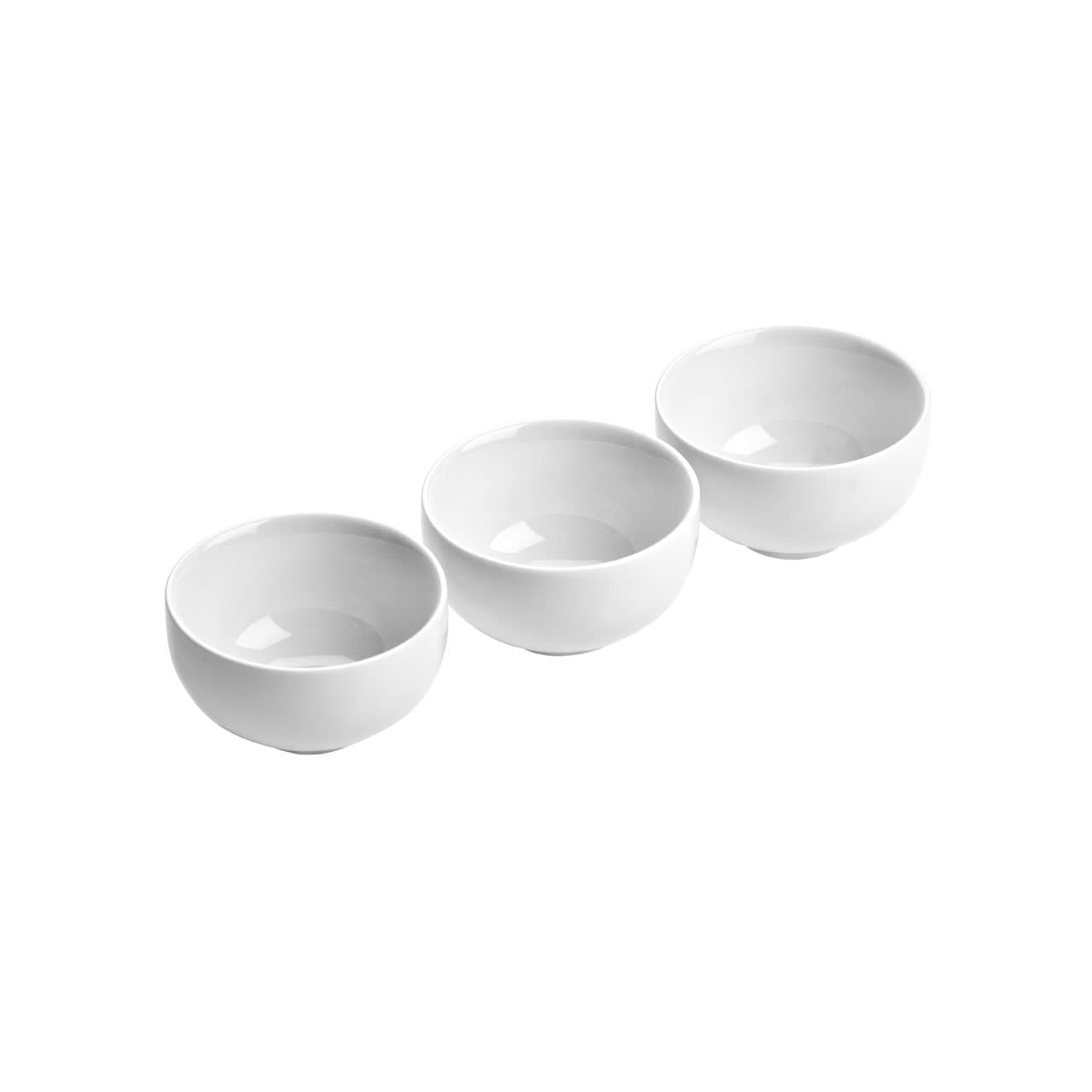 Premier Housewares Entre Serving Bowls - White Porcelain, Set of 3
