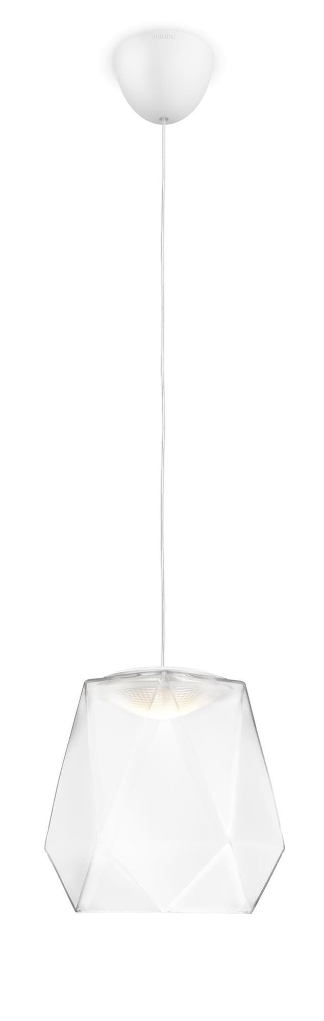 Philips myLiving Italo LED Suspension Light (1 x 5.5 W, 230 V Integrated LED) - Clear [Energy Class A]