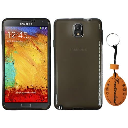 (TRAIT) Gey TPU Silicone Rubber Protector Skin Clear Case for Samsung Galaxy note 3 N9000 Cases and covers