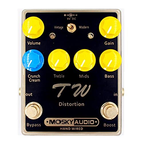 Mosky Audio TW Distortion 2 Toggle Modes with Boost Option. Hand-wired Nice! 2017