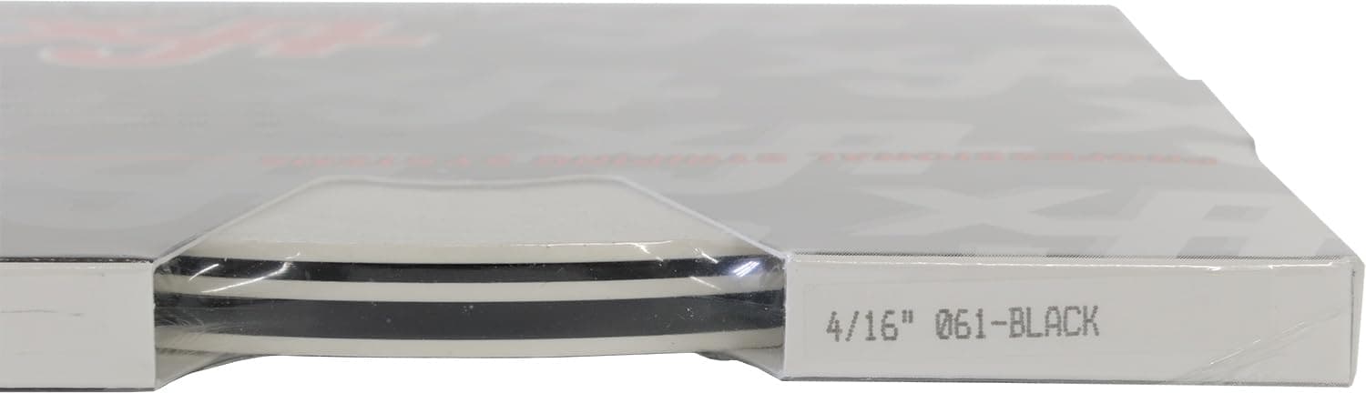 Universal TFX 0004061 - Auto Customizing Dual Pinstripe - 4/16" x 150' (1/8” Stripe, 1/16" Gap, Then 1/16” Stripe) - 061-Black