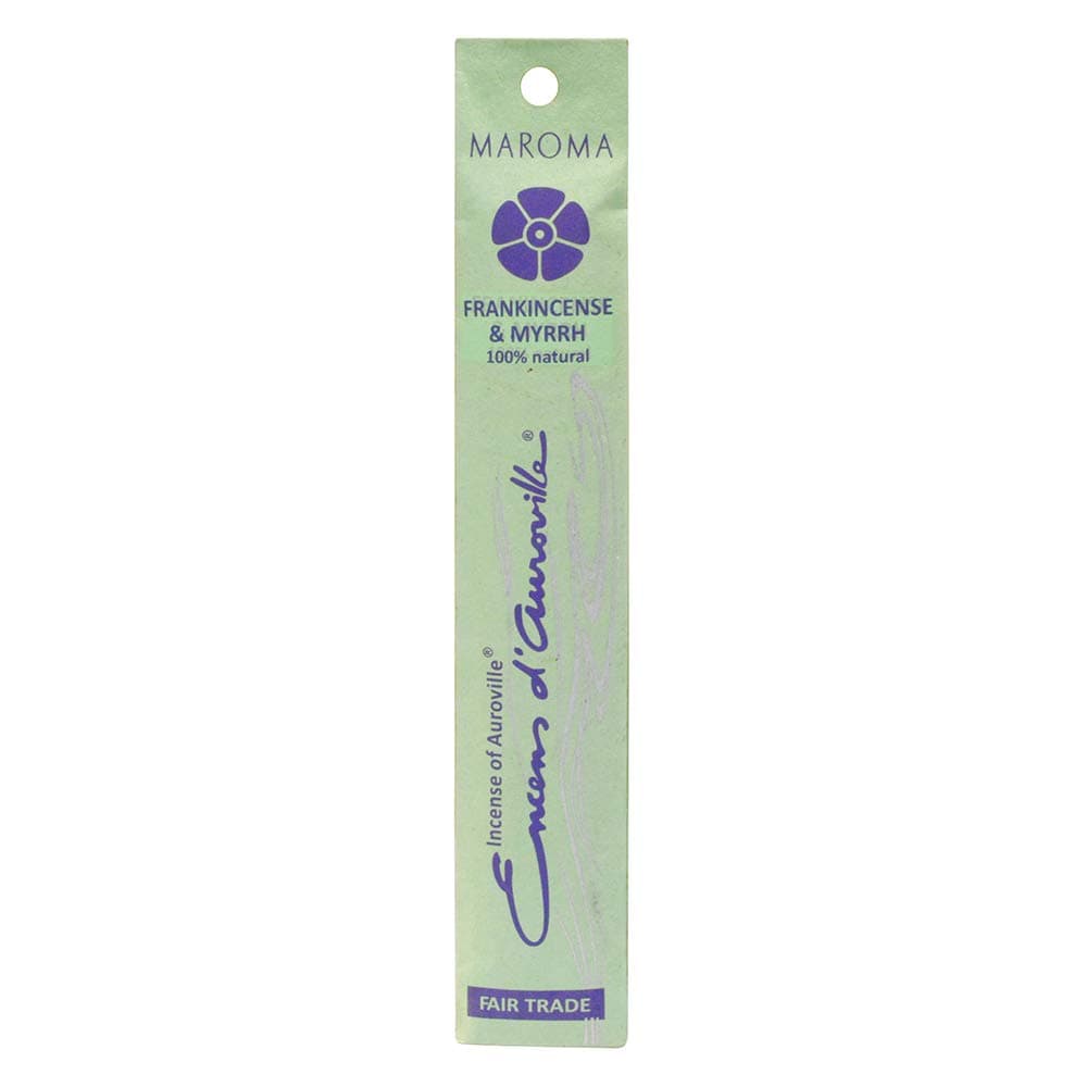 Maroma EDA Incense, Frankincense and Myrrh, 10 Count